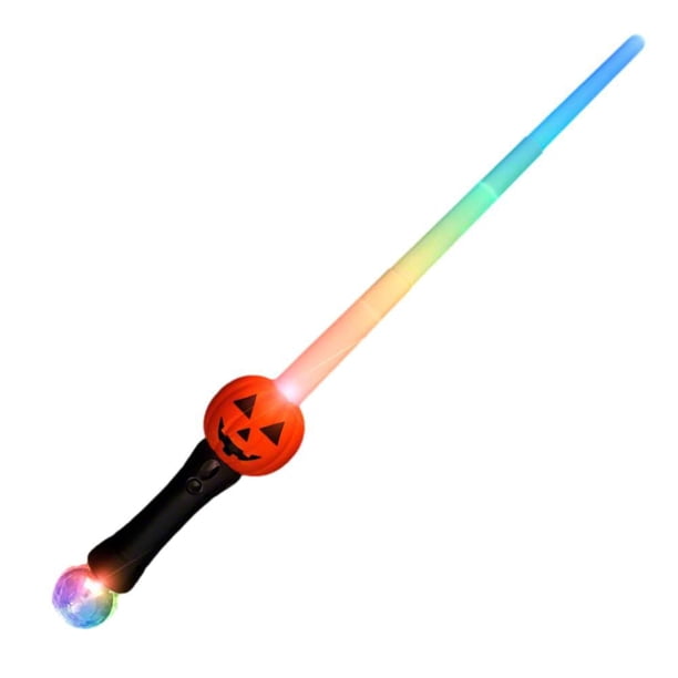 Espada Parpadeante Con Forma De Calabaza Diseño De Calabaza Jack O Linterna Sable Prisma