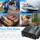 thumbnail image 4 of Inversor de Potencia GIANDEL 2200 W 12 V a 120 V Onda Sinusoidal Pura – ETL, UL, 4 of 8