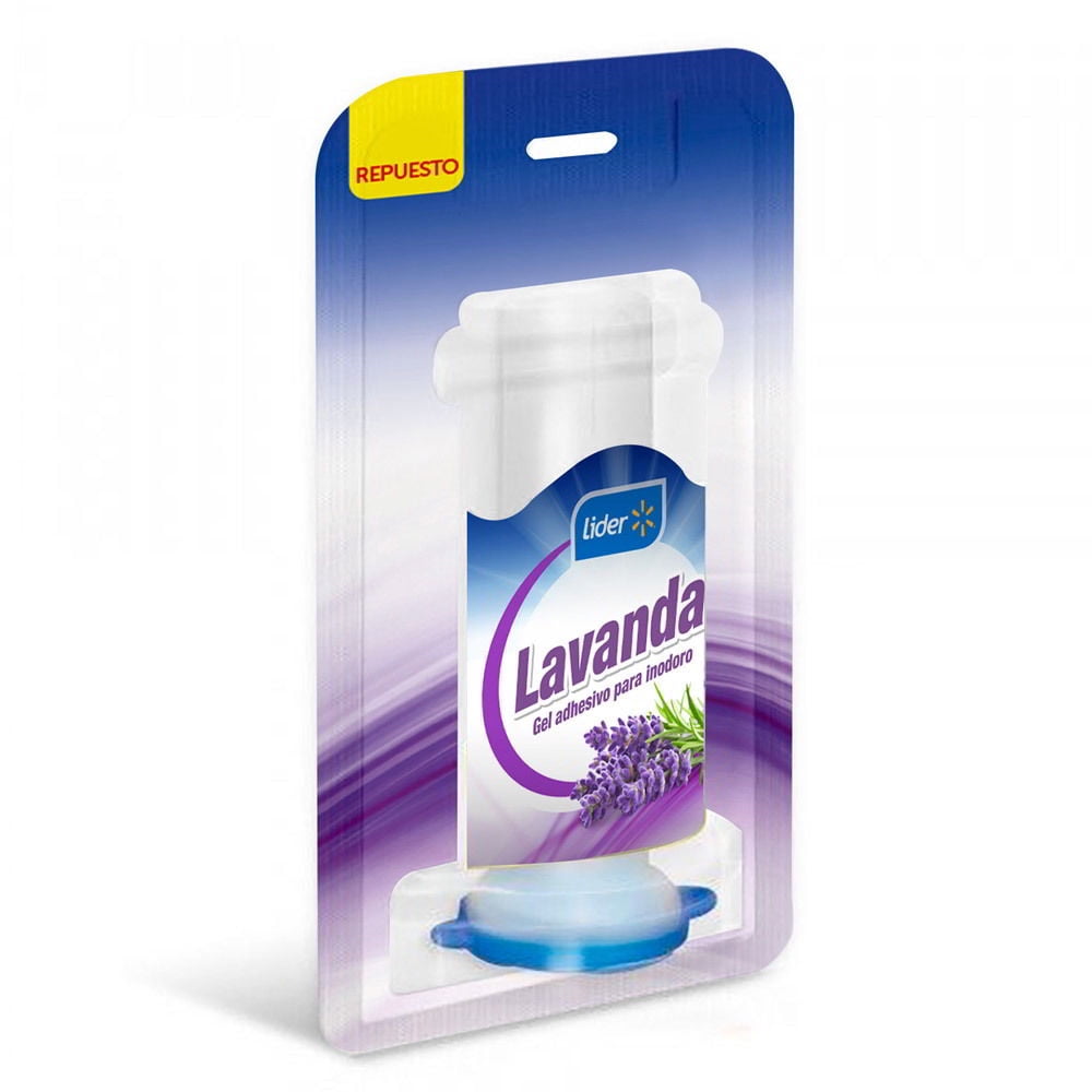Gel Adhesivo Para Inodoro Lavanda Recarga Doypack 36 ml Lider