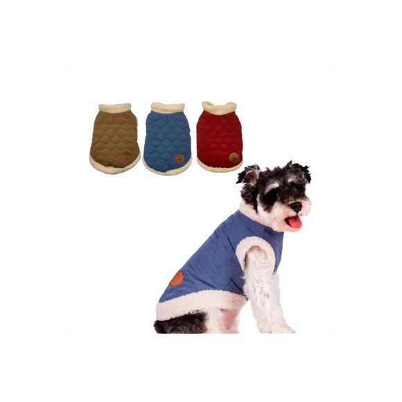 Abrigo para Perros Acolchado con Chiporro Talla Xs