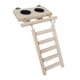 thumbnail image 1 of Bird Parrots Playground Escalera De Madera Con Percha Con Comederos Para Juguetes De Gimnasio, 1 of 5