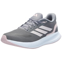 Zapatillas Para Correr Adidas Run Falcon 5 Wide Para Mujer, Gris/Rosa 6.5