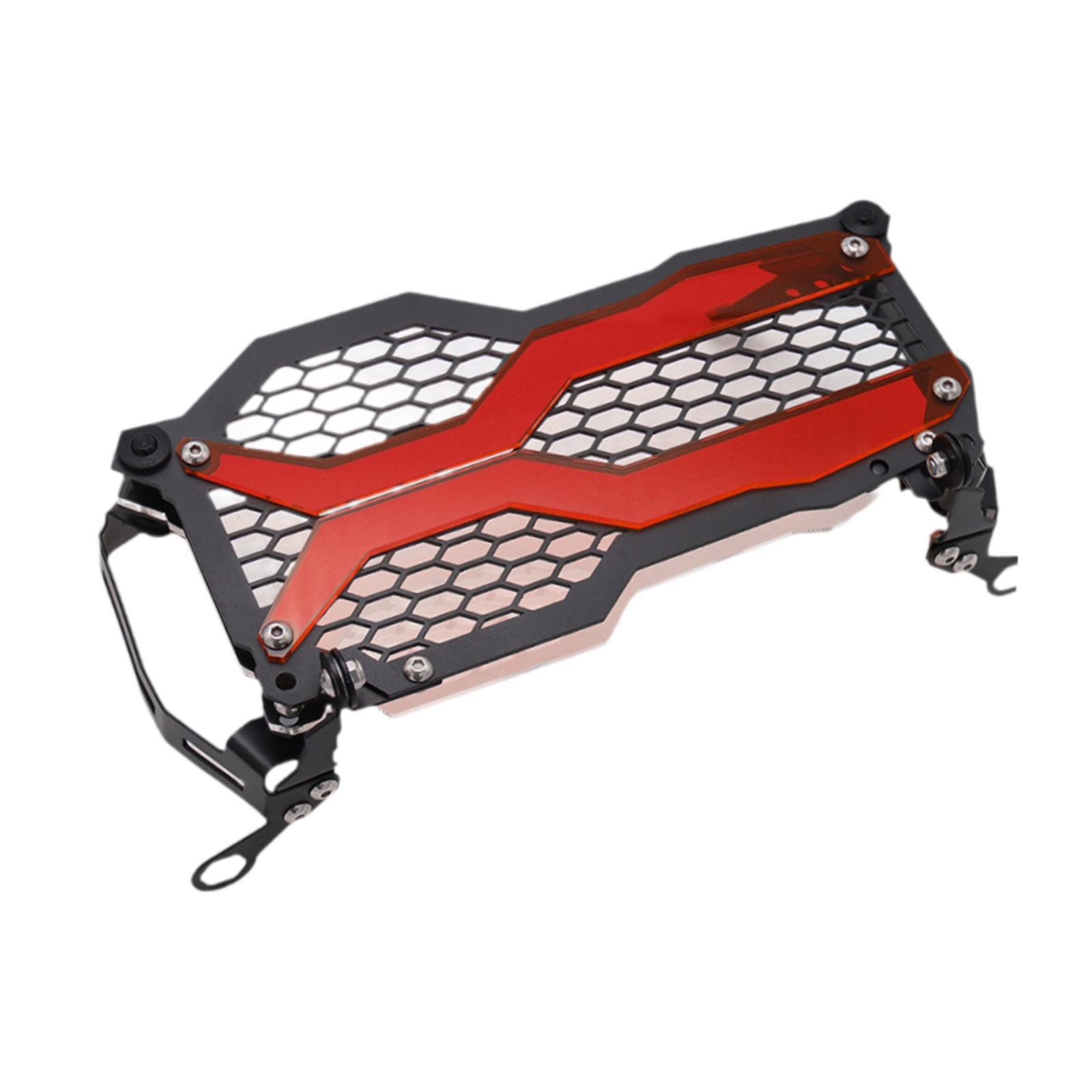 Magideal - Cubierta De Faro De Motocicleta, Cubierta Protectora De Faro De Aluminio Resistente Multifunción Para Piezas De Reparación R1200Gs R1250Gs/Adv Rojo