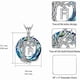 thumbnail image 3 of Collar árbol de la vida de material mixto, 3 of 3