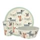 thumbnail image 1 of Juego de vajilla infantil Zak Designs de bambú 3 piezas (plato, cuenco y vaso), 1 of 8