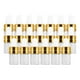 thumbnail image 1 of 20 Unidades De Frascos Cuentagotas De Vidrio Vacíos Para Aceites De Perfume Líquidos Dorados 1 Ml, 1 of 5