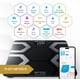 thumbnail image 2 of Báscula de grasa corporal inteligente INEVIFIT EROS Bluetooth 180 kg negra, 2 of 6