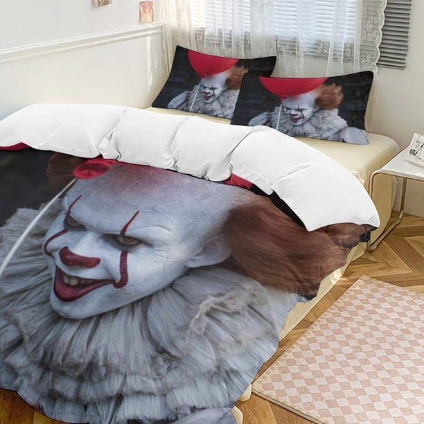 Pennywise 3-Piece Bedding Set Soft Warm And Comfortable Bed Set