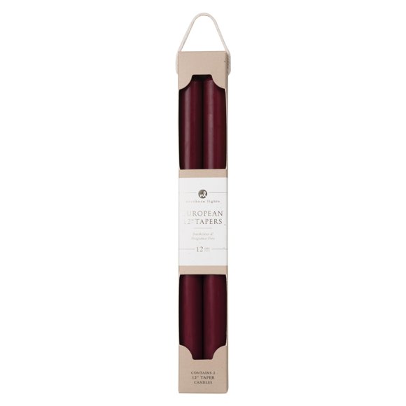 Velas Northern Lights Candles 30 cm Burdeos (Pack de 2)