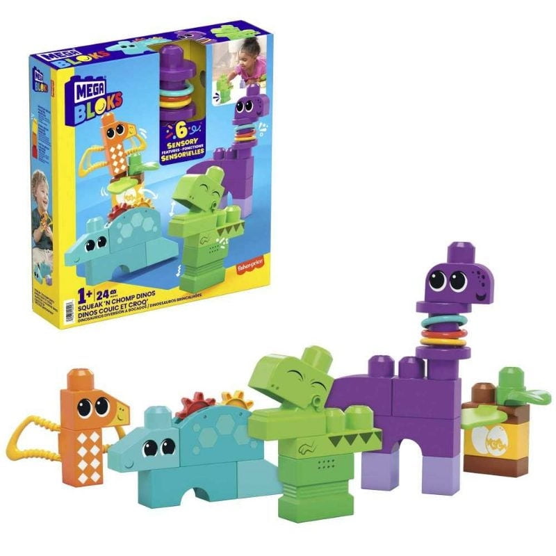 Mega Bloks - Juguete De Construcción Dinosaurios Diversión.
