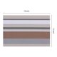 thumbnail image 4 of REGALWOVEN Modern Manteles Individuales Juego de 6 Manteles para Decoración de Mesa de Comedor Interior Exterior Lavable Mantel de Cocina Limpiar con Paño Café 18*12in, 4 of 7