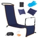 thumbnail image 4 of Extensor de asiento cómodo para reposapiés de avión portátil para dormir en, 4 of 5
