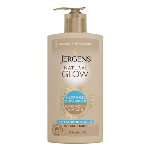 Hidratante Jergens Natural Glow Hydra Gel, 245 Ml, Autobronceador