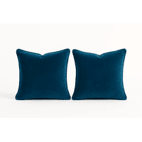 Jamaroff Home Atelier - Cojines Decorativos Felpa Azul