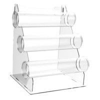 Magideal - Soporte Para Exhibición De Diadema De 3 Niveles, Soporte Para Exhibición De Diadema, Decoración Transparente, Exhibición De Diadema Extraíble Para Tie