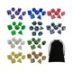 thumbnail image 5 of 70x Dados Poliédricos Acrílicos Con Bolsa De Almacenamiento Juguete De Entretenimiento Para D20 D6 Estilo C, 5 of 5