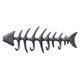 thumbnail image 3 of Toallero Con Forma De Espina De Pescado, Elegante Llavero Para Jardín, Patio, Baño, 32,5 X 15 X 5 Cm, 3 of 5