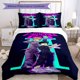 thumbnail image 1 of 3pcs Bedding Set Duvet Cover Closure Includes 1 Duvet Cover & 2 Pillowcases for All Seasons Bedroom Decor, Home Dorm High-Definition Print Mob F198, 1 of 1