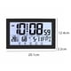 thumbnail image 2 of Reloj de pared digital con pantalla táctil creativo, reloj despertador electrónico con temperatura y humedad., 2 of 6