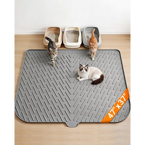 Tapete para Arena de Gato Vacqueen 120x94cm de Silicona Impermeable