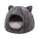 thumbnail image 3 of Cama Para Gatos Con Juguete Colgante Con Cojín Extraíble Lavable Para Gatito Gris Oscuro, 3 of 5