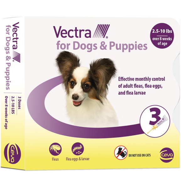 Tratamiento antipulgas Vectra para perros extra pequeños - suministro para 3 meses
