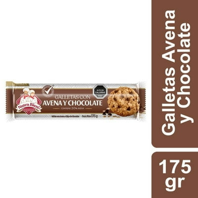 Paquete Galletas Avena Y Chocolate Bolsa 175 G Nutra Bien