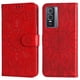thumbnail image 5 of Funda tipo cartera FOXDOCK para Vivo Y76s , diseño girasol en relieve, cuero PU, cierre magnético, soporte y tarjetero, 5 of 5