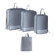 thumbnail image 1 of 4x Cubos De Embalaje De Compresión Bolsas Organizadoras De Guardarropa Impermeables Para Acampar Gris, 1 of 3