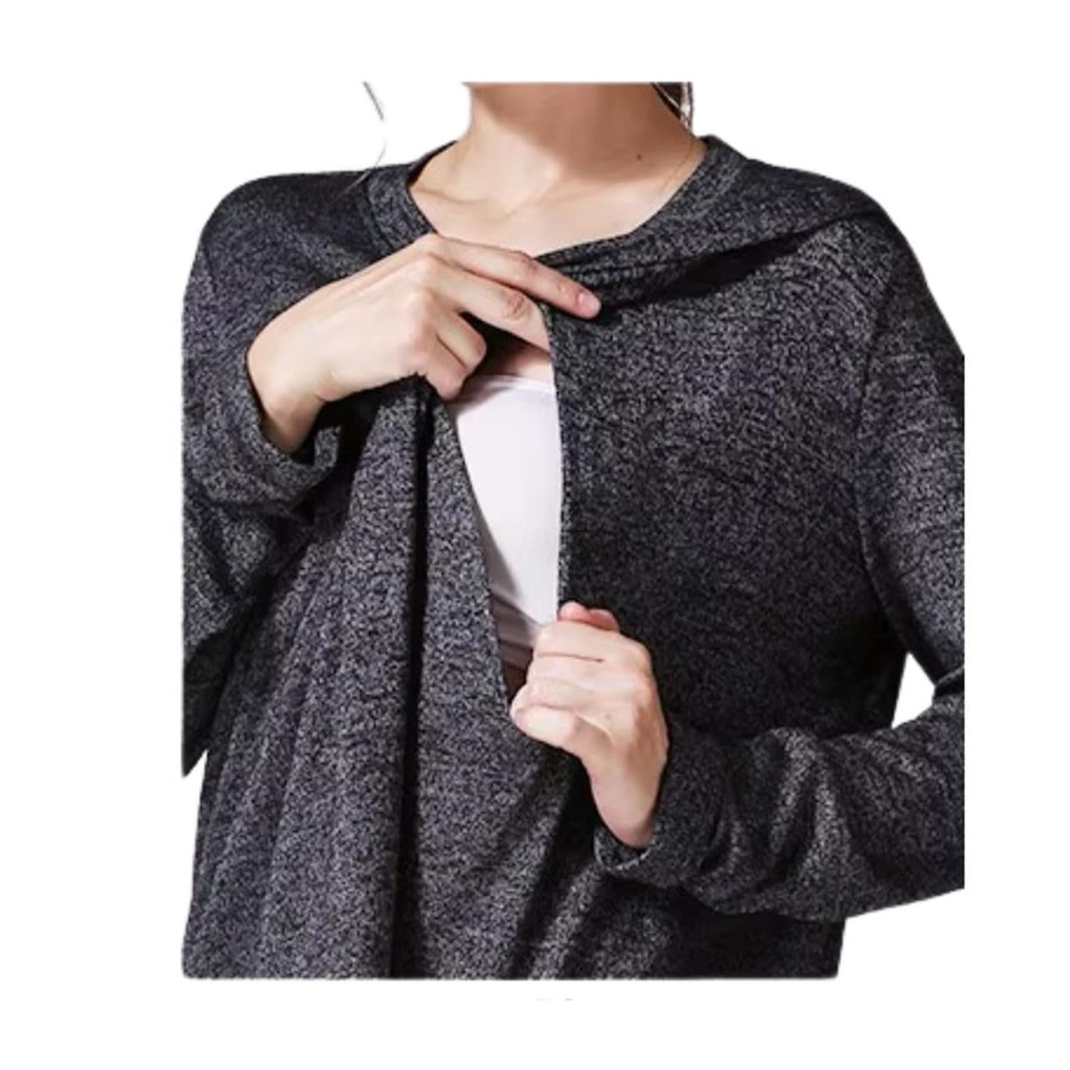 Kivara - Polera Lactancia Maternidad Manga Larga Mari Negro L