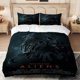 thumbnail image 1 of 3pcs Classic Alien 2 Printed Bedding Set, 1 of 1
