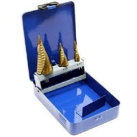 Set X 3 Broca Escalonada Para Metal 4-32Mm Hemic