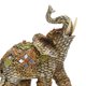 thumbnail image 2 of Estatuilla De Elefante, Obra De Arte, Elegante Adorno De Mesa Para Sala De Estar, Negocios, 12cm X 14cm, 2 of 3