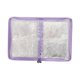 thumbnail image 5 of Libro De Almacenamiento De Joyas, Bolsa De Almacenamiento De Joyas De Viaje Para Cuentas, Pendientes, Broches, Color Morado, 5 of 5