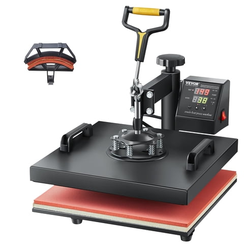 Máquina De Prensado En Caliente Vevor 2 En 1 Para Camisetas