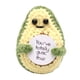thumbnail image 1 of Aguacate Divertido Con Tarjetas De Afirmación Muñeca De Aguacate Tejida De Estímulo Lindo Amarillo Claro, 1 of 3