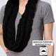 thumbnail image 3 of Bufanda de lana de dos círculos con cuello de punto para mujer, cálida y gruesa, para otoño e invierno., 3 of 8