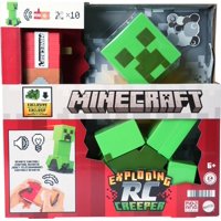Toy Mattel Minecraft Exploding Rc Creeper Con Luces Y Sonidos