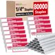 thumbnail image 1 of Corchetes BGUP, 80.000 unidades, 1/4 de pulgada, 1 of 3