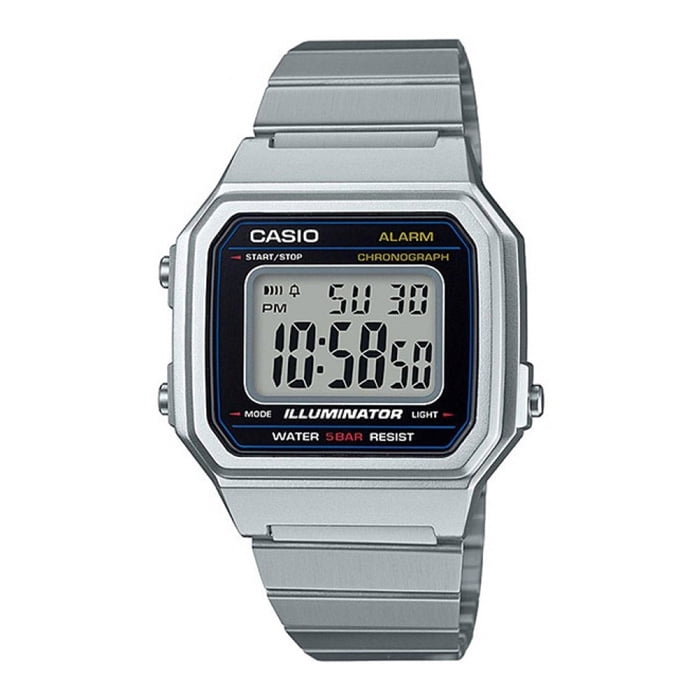 Reloj Digital Plateado Casio B-650wd-1a