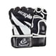 thumbnail image 5 of Guantes de mma Medio Karate Guantes de lucha Saco de arena Equipo de protección Adultos ligeros Taekwondo Envolturas para manos Guantes de boxeo , Blanco negro, 5 of 5