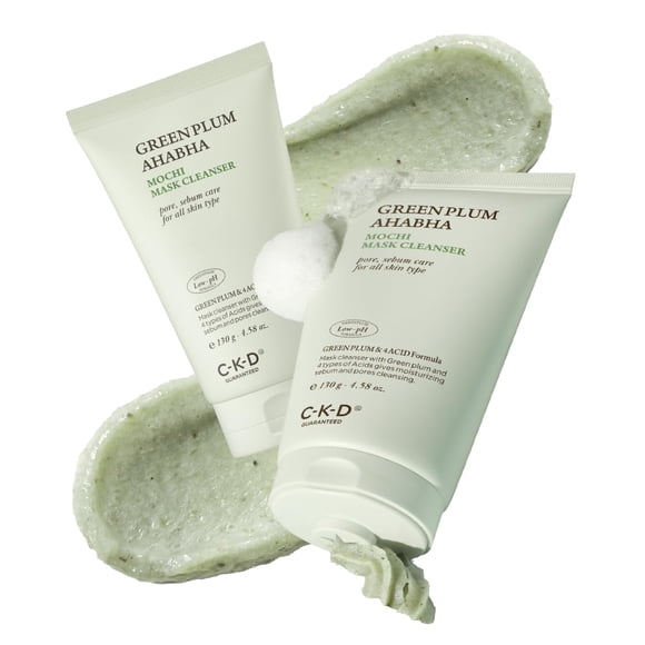 Limpiador mascarilla de arcilla CKD Green Plum AHA BHA 135 mL para todo tipo de piel