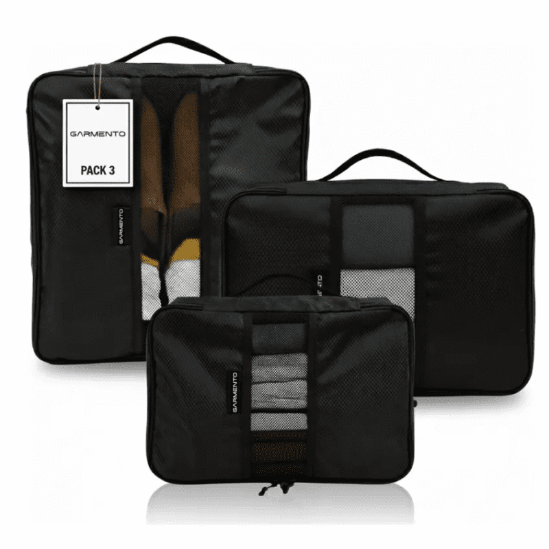 3 Organizadores De Equipaje Viaje Garmento Maleta Y Mochila