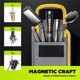 thumbnail image 5 of Juego de herramientas telescópicas magnéticas, espejo de inspección telescópico, linterna LED, artilugios geniales para hombre, regalos para papá, esposo, hijos, novio, palo magnético, 5 of 6