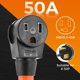 thumbnail image 4 of Cable de alimentación MOOTVGOO 1,5 pies 50A 250V 10-50P a 6-50R, 4 of 7