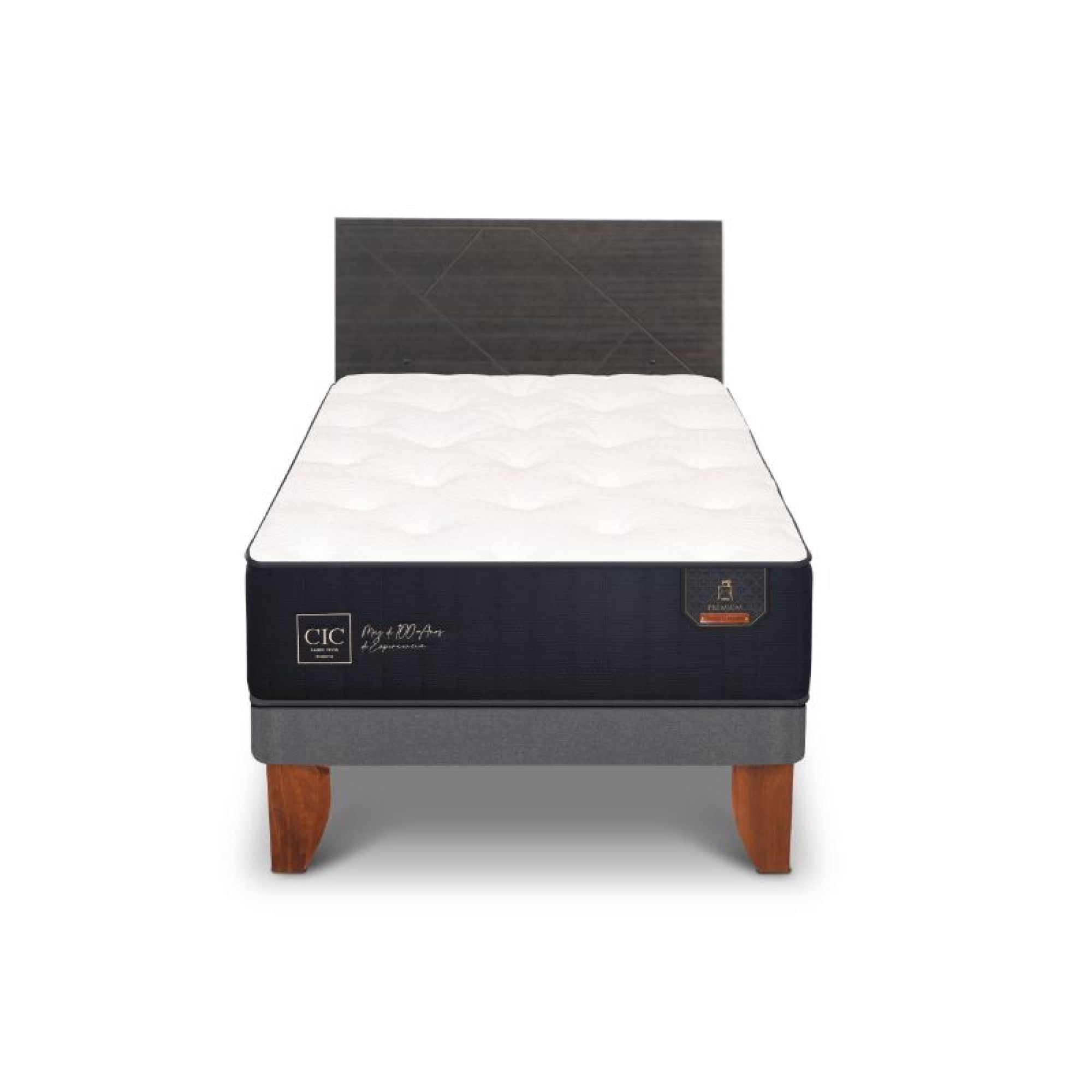 Cama Europea Premium 1.5 Plaza Base Normal
