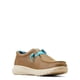 thumbnail image 4 of Zapatos ARIAT Hilo de gamuza color tan con puntera moc y cordones elásticos, 4 of 7