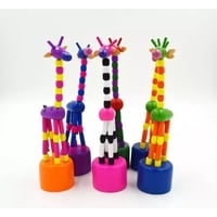 Genérico - Set 2 Desvanecedor Jirafa Juguete De Madera