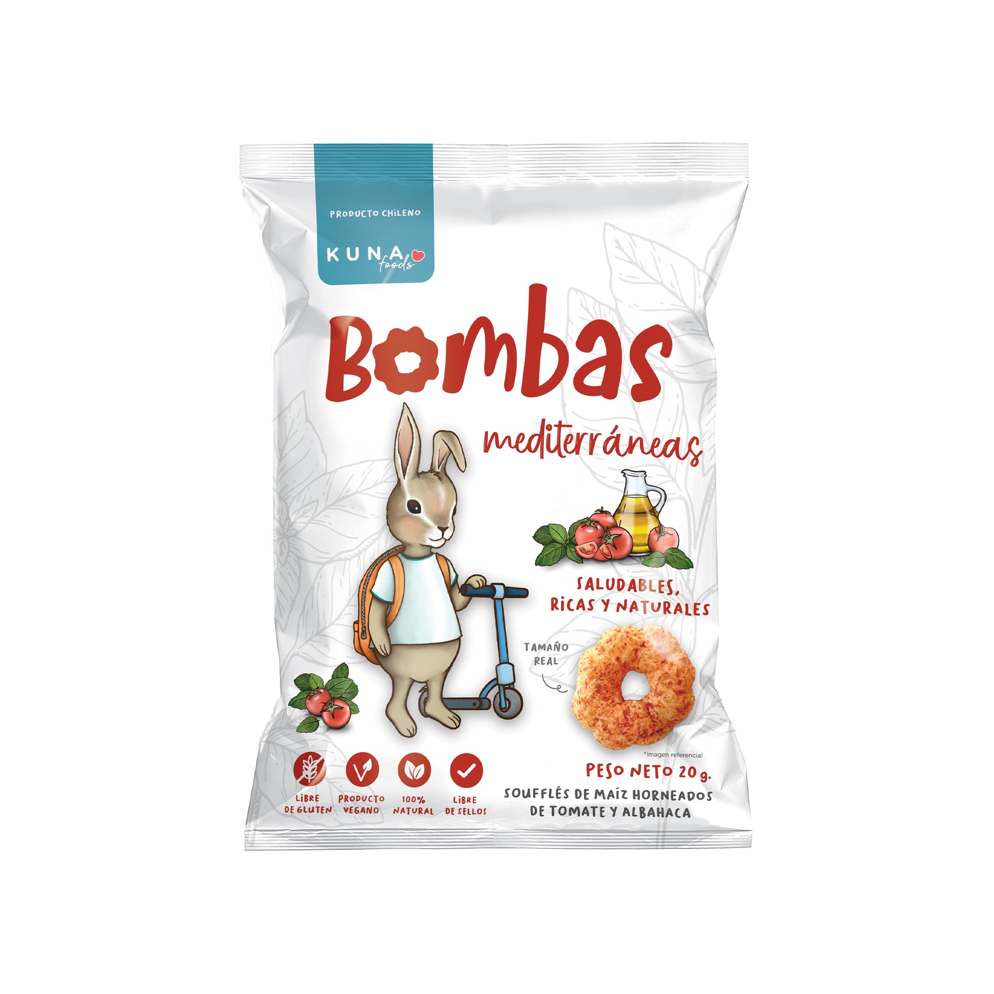 Kuna Foods - Caja Bombas Mediterraneas (24X20Gr)