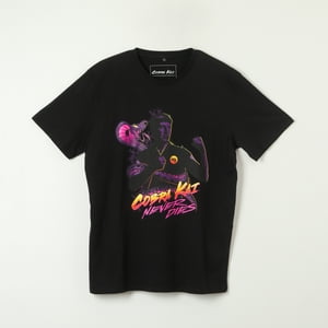 Polera Manga Corta Hombre Serpiente Cobra Kai